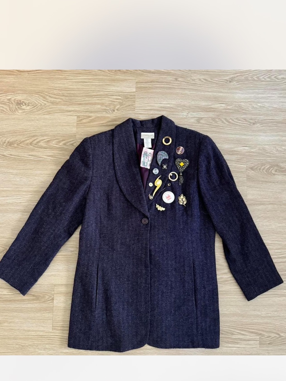 Women’s Navy vintage blazer